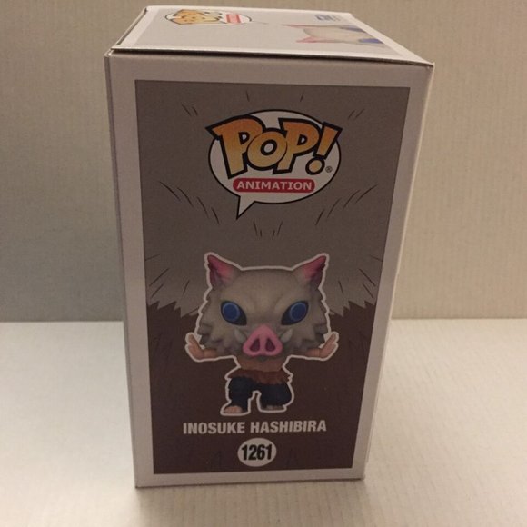 NEW Demon Slayer TargetCon Inosuke Hashibira Funko Pop Figure #1261 &  Pocket - Picture 5 of 14